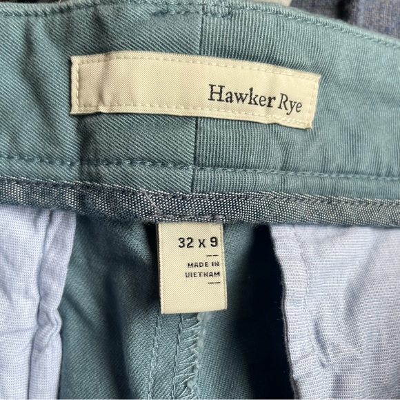 Hawker Rye blue chino khaki shorts NWT 32 - Picture 7 of 9
